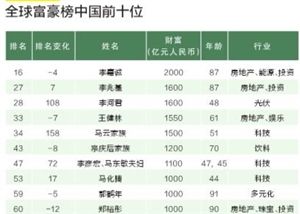 2015胡润中国富豪排行榜