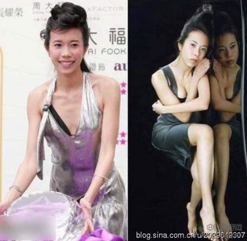 明明平胸硬要挤出乳沟的10大女星